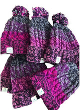 Load image into Gallery viewer, Handmade Chunky Woolly Bobble Hats.